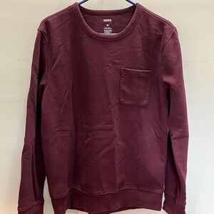 Sonoma Burgundy Crew Neck Sweatshirt